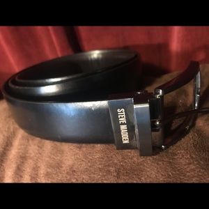 Steve Madden Leather Belt Size 38